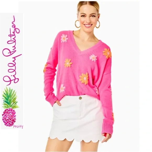 White Scalloped Hem Women's Shorts NWOT $35 - Picture 2 of 5